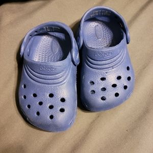 Blue crocs size xxs 4/5c